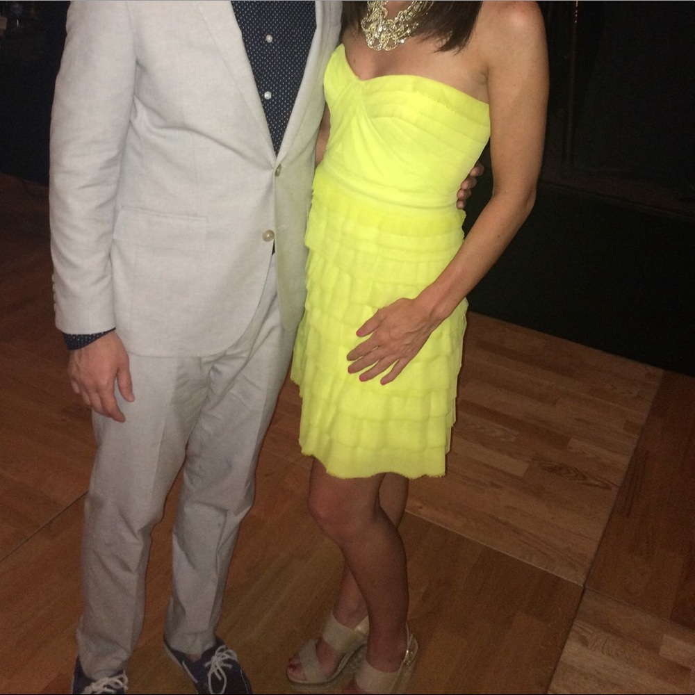 BCBG strapless dress